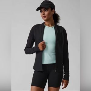 ATHLETA Salutation Ribbed Jacket - size Small